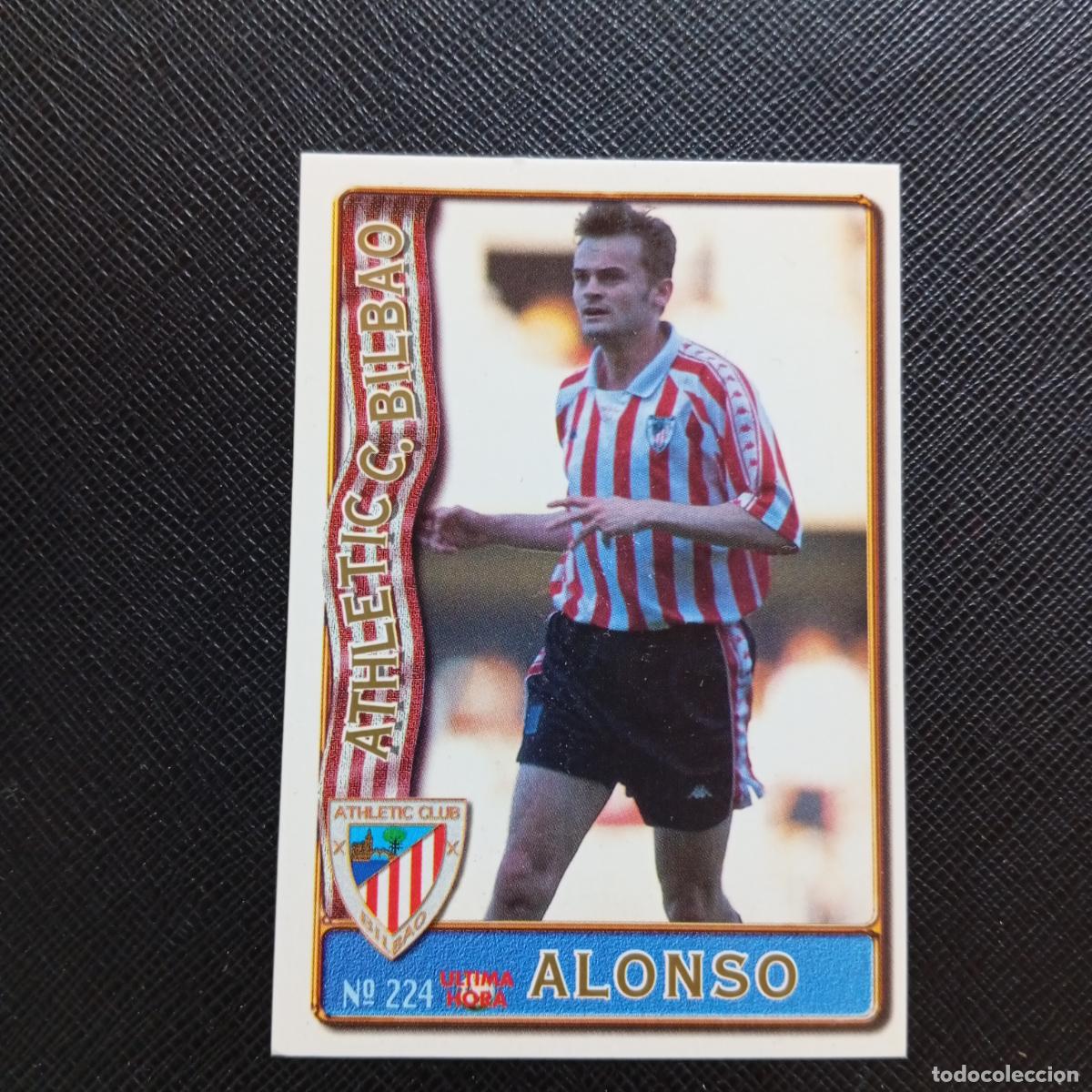 Cromos de F&uacute;tbol: 224 ALONSO BILBAO MUNDICROMO 1996 1997 CROMO FUTBOL LIGA 96 97 - A207 PG259 ULTIMA HORA