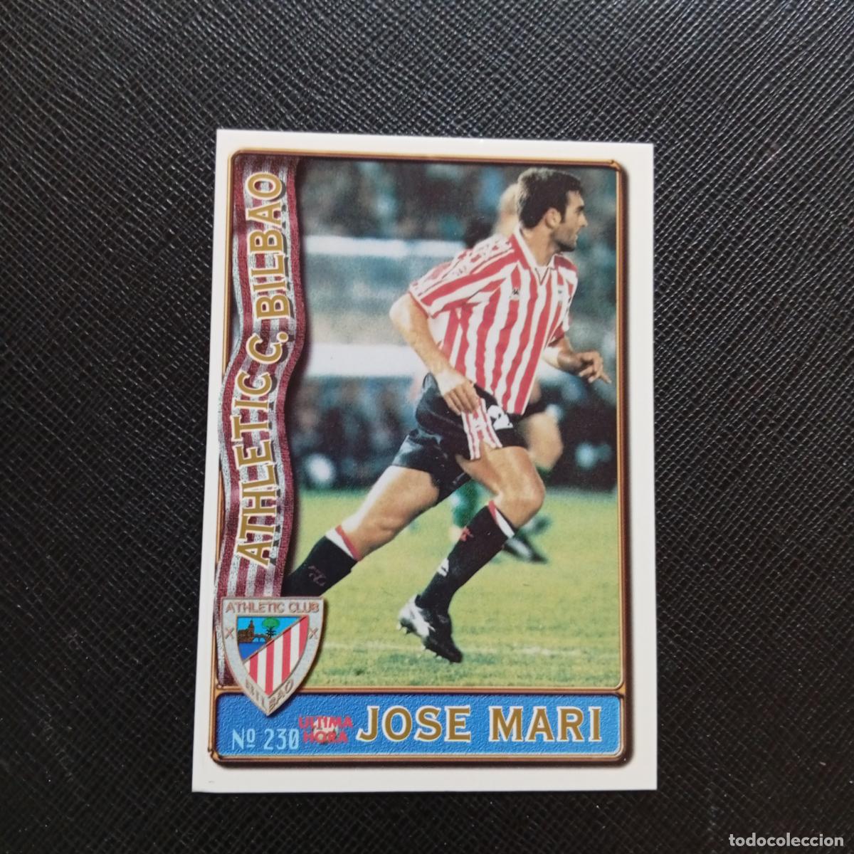 Cromos de F&uacute;tbol: 230 JOSE MARI BILBAO MUNDICROMO 1996 1997 CROMO FUTBOL LIGA 96 97 - A207 PG265 ULTIMA HORA