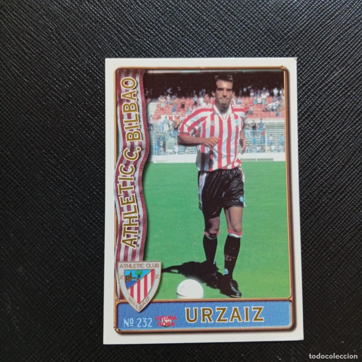 Cromos de F&uacute;tbol: 232 URZAIZ BILBAO MUNDICROMO 1996 1997 CROMO FUTBOL LIGA 96 97 - A207 PG272 ULTIMA HORA