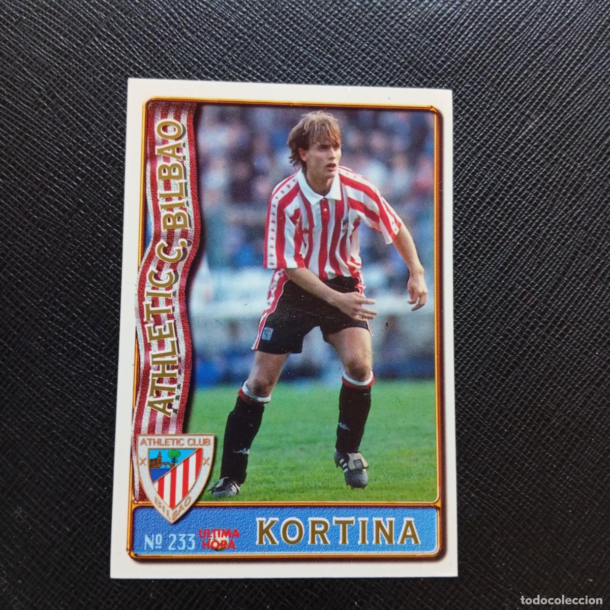 Cromos de F&uacute;tbol: 233 KORTINA BILBAO MUNDICROMO 1996 1997 CROMO FUTBOL LIGA 96 97 - A207 PG272 ULTIMA HORA