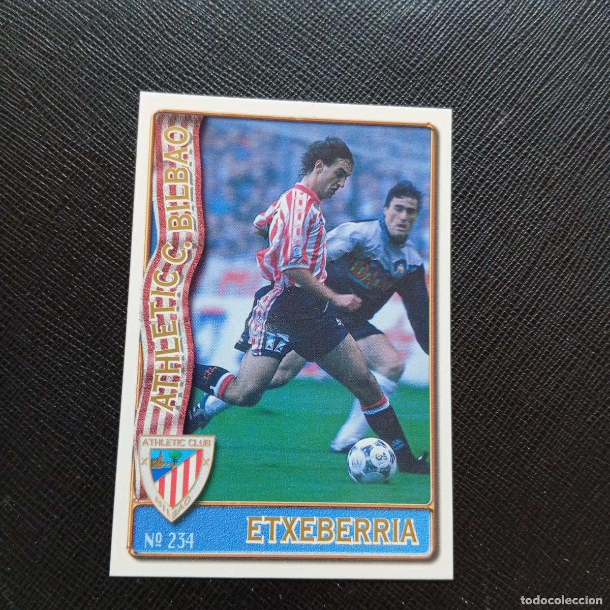 Cromos de F&uacute;tbol: 234 ETXEBERRIA BILBAO MUNDICROMO 1996 1997 CROMO FUTBOL LIGA 96 97 - A207 PG272