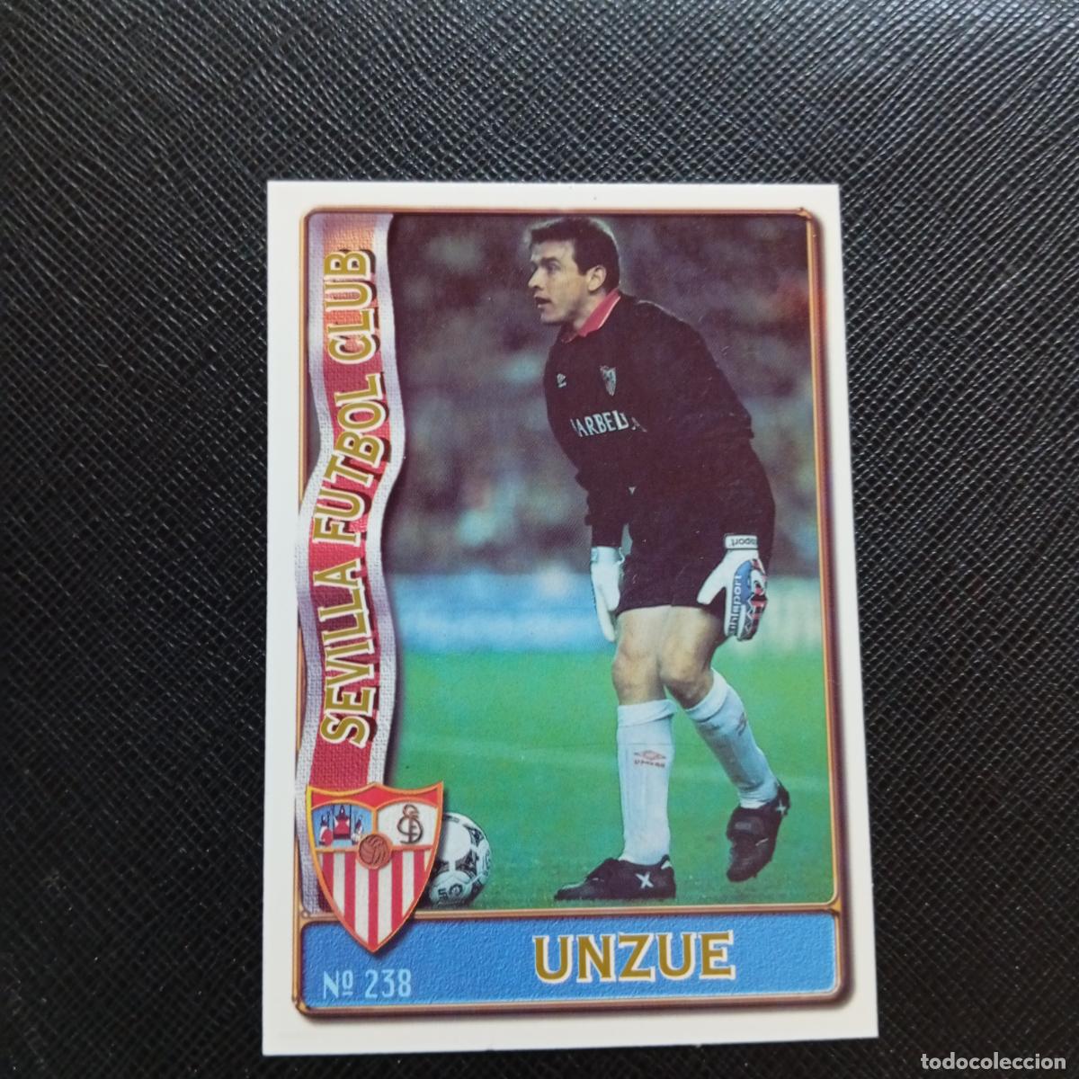 Cromos de F&uacute;tbol: 238 UNZUE SEVILLA MUNDICROMO 1996 1997 CROMO FUTBOL LIGA 96 97 - A207 PG279