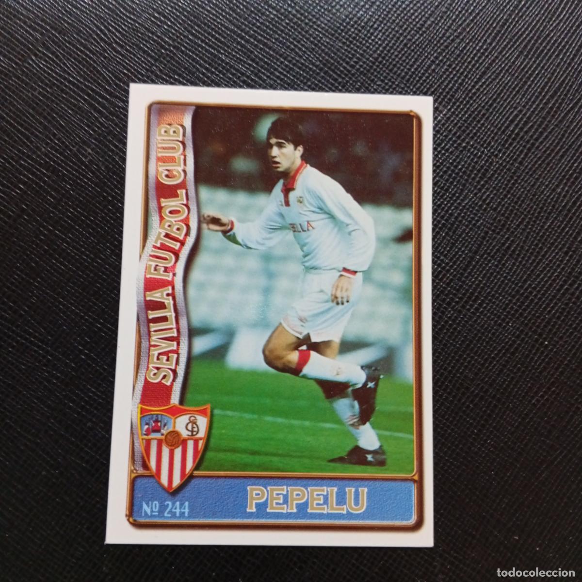 Cromos de F&uacute;tbol: 244 PEPELU SEVILLA MUNDICROMO 1996 1997 CROMO FUTBOL LIGA 96 97 - A207 PG285