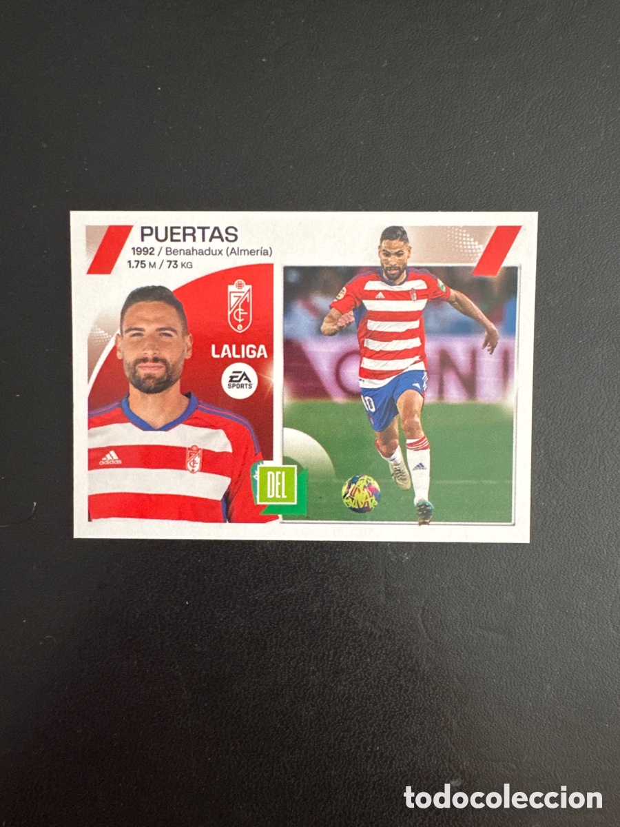 Cromos de F&uacute;tbol: PUERTAS GRANADA NUMERO 17 LIGA ESTE 2023 2024