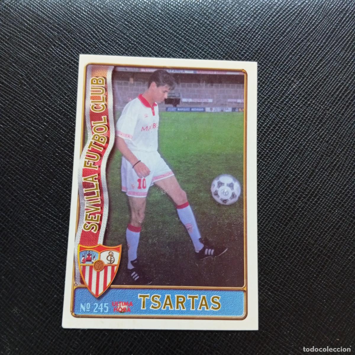 Cromos de F&uacute;tbol: 245 TSARTAS SEVILLA MUNDICROMO 1996 1997 CROMO FUTBOL LIGA 96 97 - A207 PG285 ULTIMA HORA