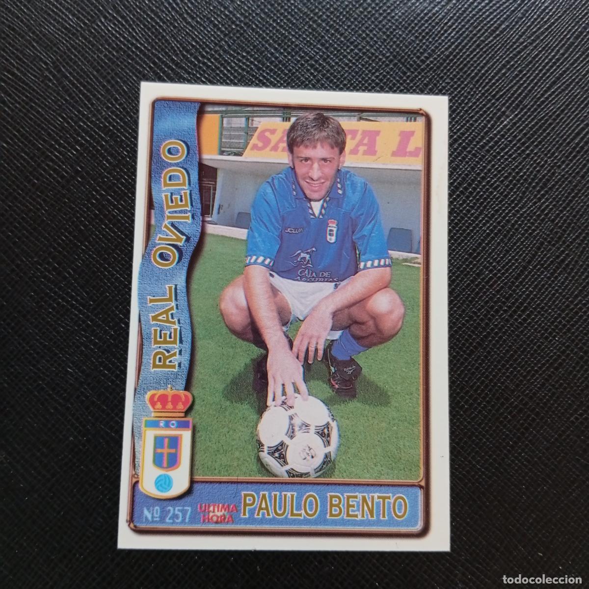 Cromos de F&uacute;tbol: 257 PAULO BENTO OVIEDO MUNDICROMO 1996 1997 CROMO FUTBOL LIGA 96 97 - A207 PG295 ULTIMA HORA