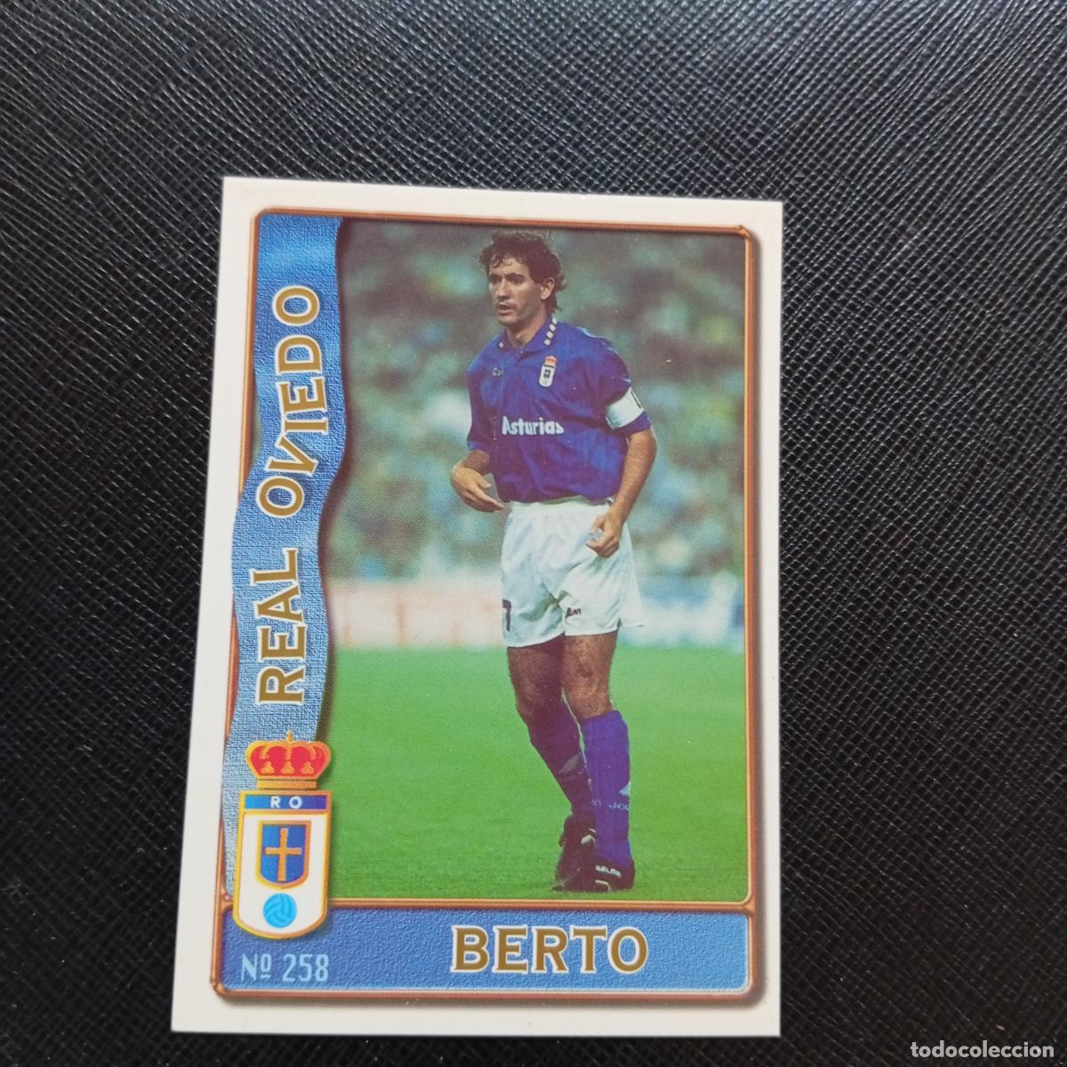 Cromos de F&uacute;tbol: 258 BERTO OVIEDO MUNDICROMO 1996 1997 CROMO FUTBOL LIGA 96 97 - A207 PG295