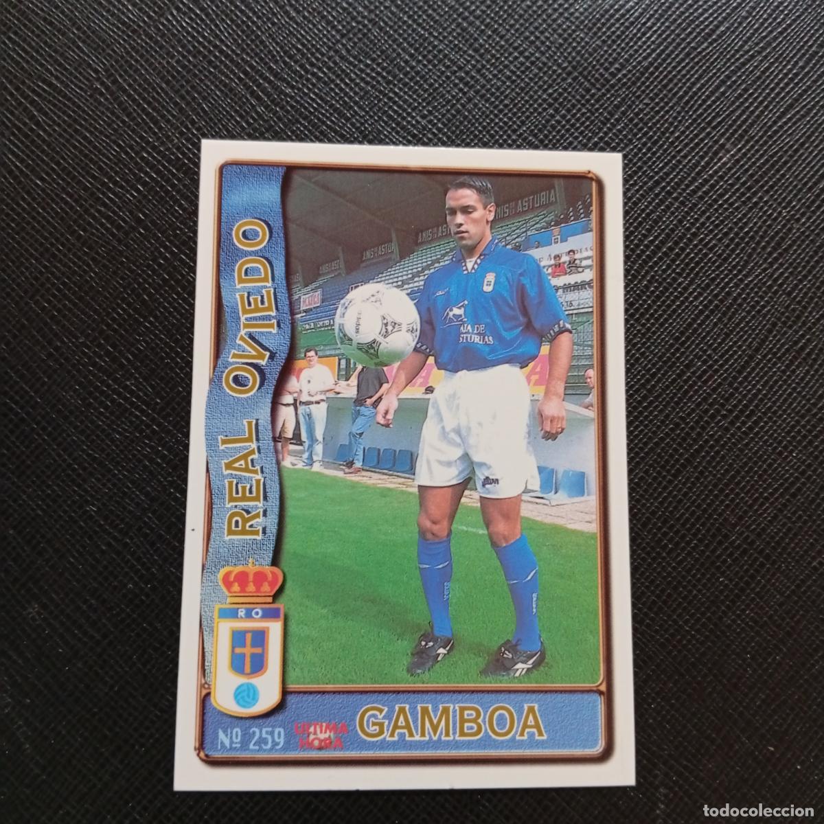 Cromos de F&uacute;tbol: 259 GAMBOA OVIEDO MUNDICROMO 1996 1997 CROMO FUTBOL LIGA 96 97 - A207 PG295 ULTIMA HORA