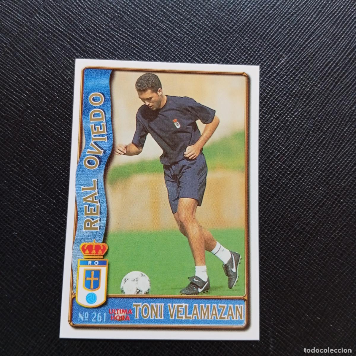 Cromos de F&uacute;tbol: 261 TONI VELAMAZAN OVIEDO MUNDICROMO 1996 1997 CROMO FUTBOL LIGA 96 97 - A207 PG304 ULTIMA HORA