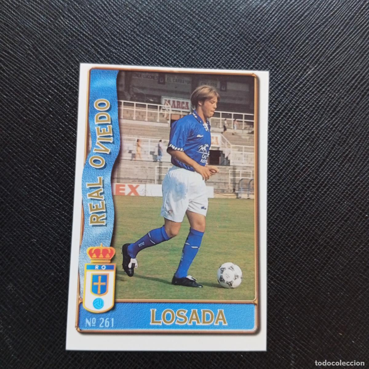 Cromos de F&uacute;tbol: 261 LOSADA OVIEDO MUNDICROMO 1996 1997 CROMO FUTBOL LIGA 96 97 - A207 PG304