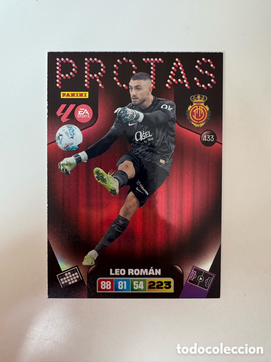 Cromos de F&uacute;tbol: PANINI ADRENALYN XL LIGA 2025-2026 25-26 &ndash; PROTAS &ndash; Leo Rom&aacute;n RCD Mallorca N&ordm; 433
