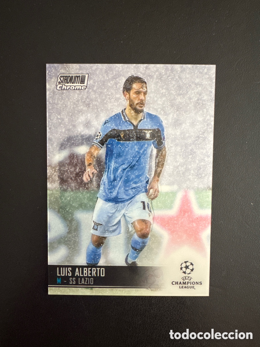 Figurine di Calcio: LUIS ALBERTO LAZIO N&Uacute;MERO 82 STADIUM CHROME TOPPS