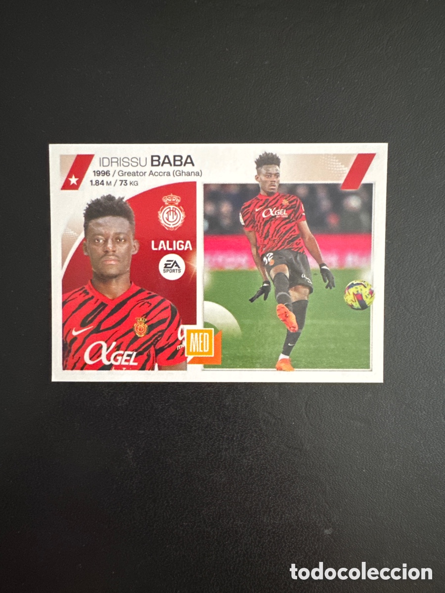 Cromos de Futebol: BABA MALLORCA N&Uacute;MERO 12 LIGA ESTE 2023 2024