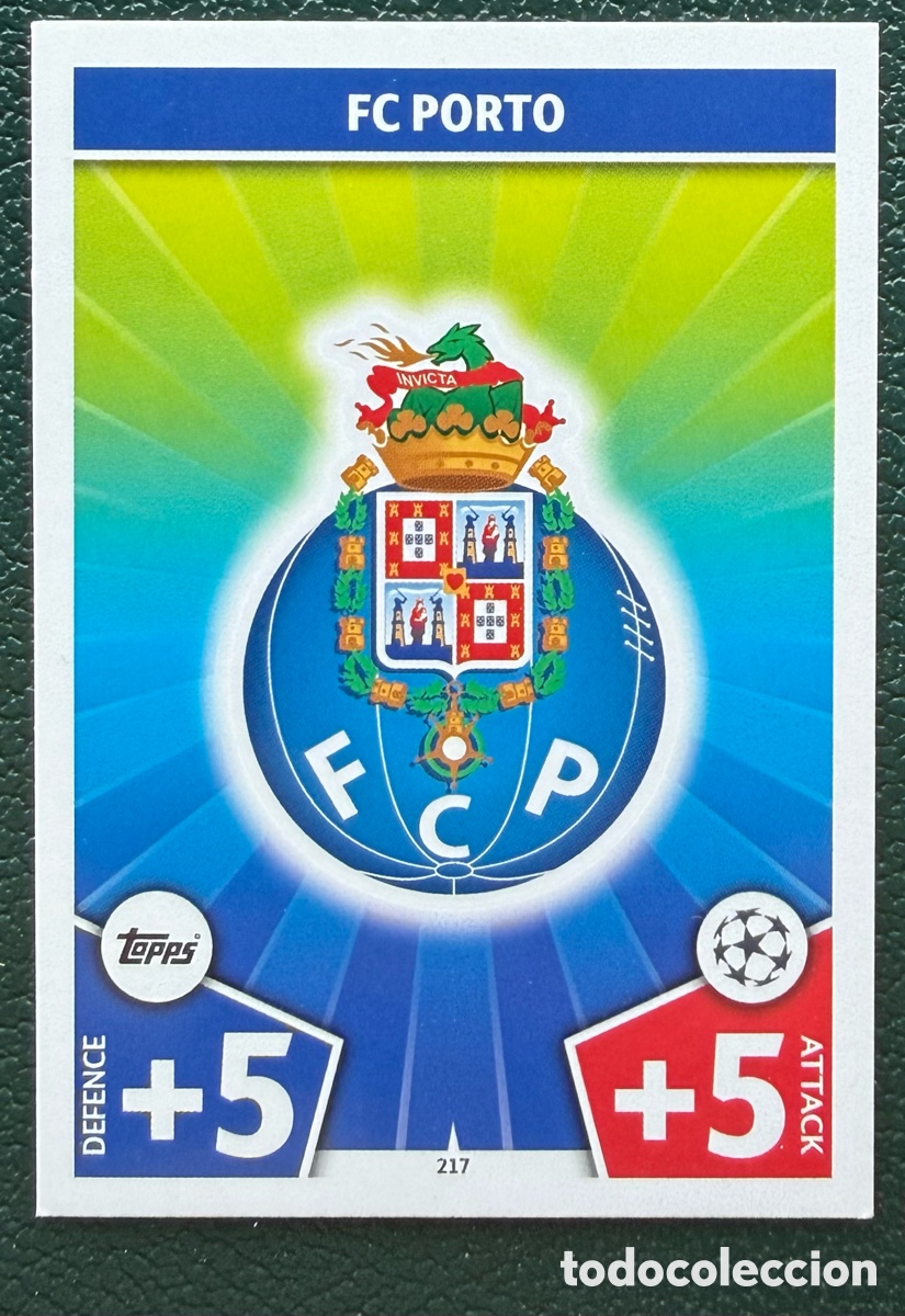 Figurine di Calcio: 217 ESCUDO FC PORTO FICHAS ALBUM MATCH ATTAX CHAMPIONS TOPPS 2017 2018 17 18
