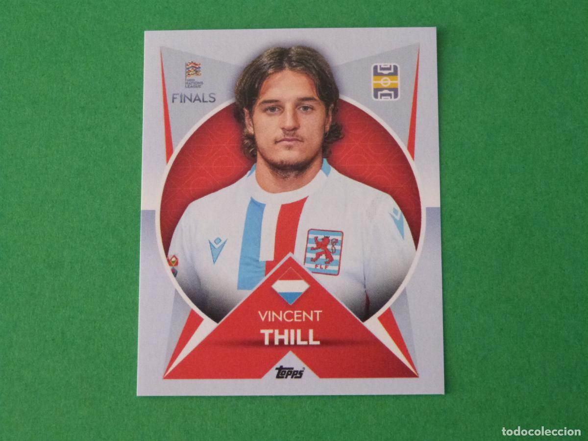 Cromos de F&uacute;tbol: CROMO FUTBOL THILL LUXEMBURGO SIN PEGAR N&ordm; 140 THE ROAD TO FINALS NATIONS LEAGUE 2022 TOPPS
