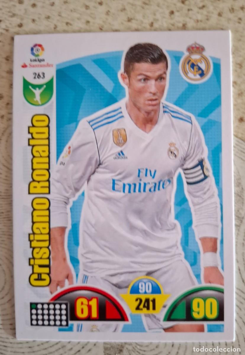 Cromos de F&uacute;tbol: CRISTIANO RONALDO ADRENALYN 17-18