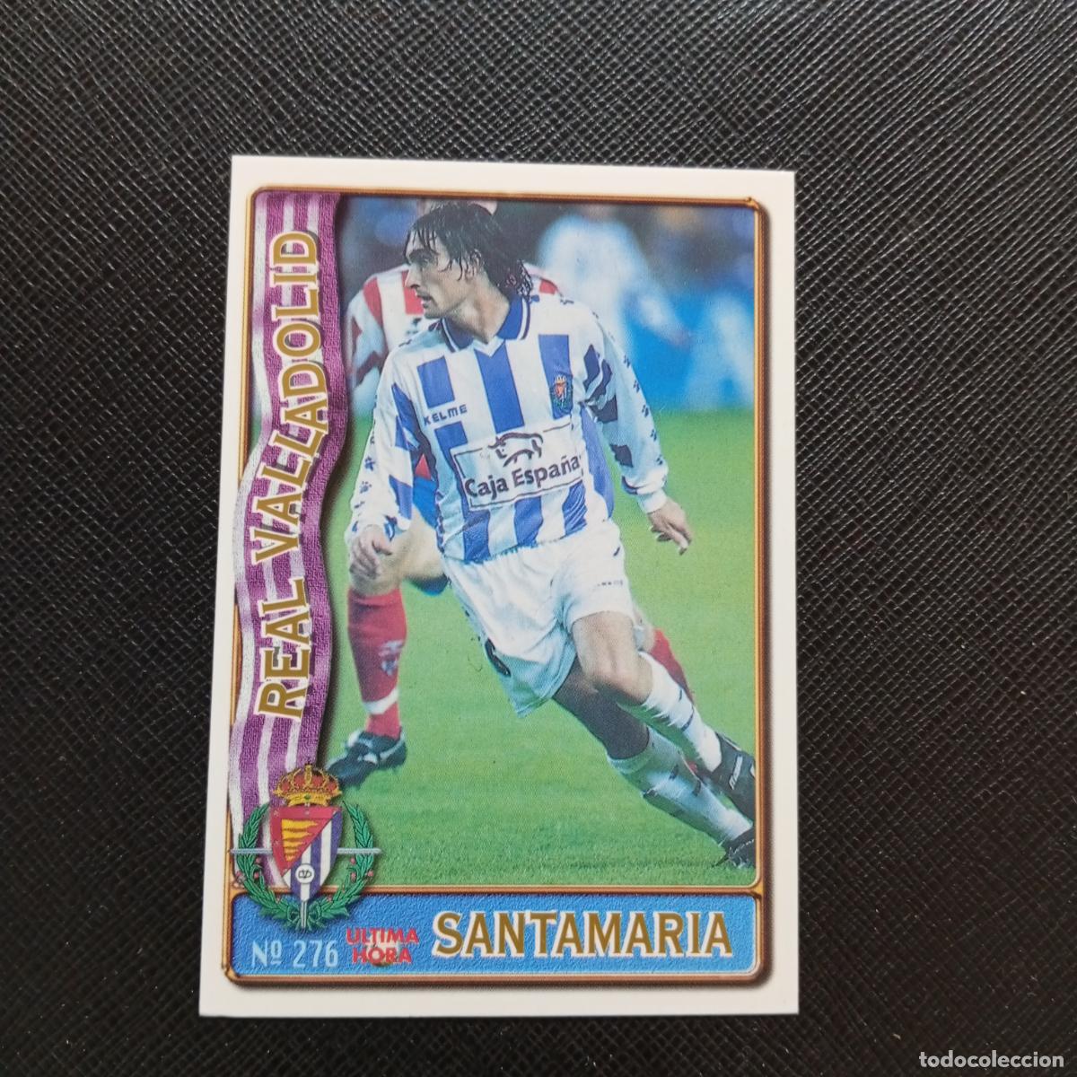 Cromos de F&uacute;tbol: 276 SANTAMARIA VALLADOLID MUNDICROMO 1996 1997 CROMO FUTBOL LIGA 96 97 - A207 PG318 ULTIMA HORA