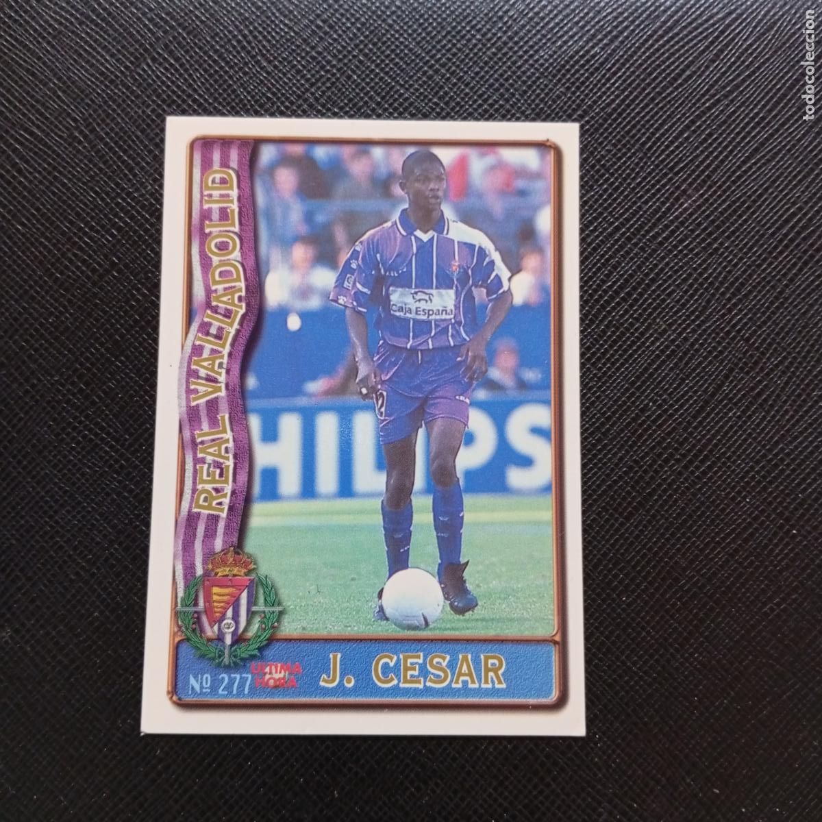 Cromos de F&uacute;tbol: 277 JULIO CESAR VALLADOLID MUNDICROMO 1996 1997 CROMO FUTBOL LIGA 96 97 - A207 PG318 ULTIMA HORA