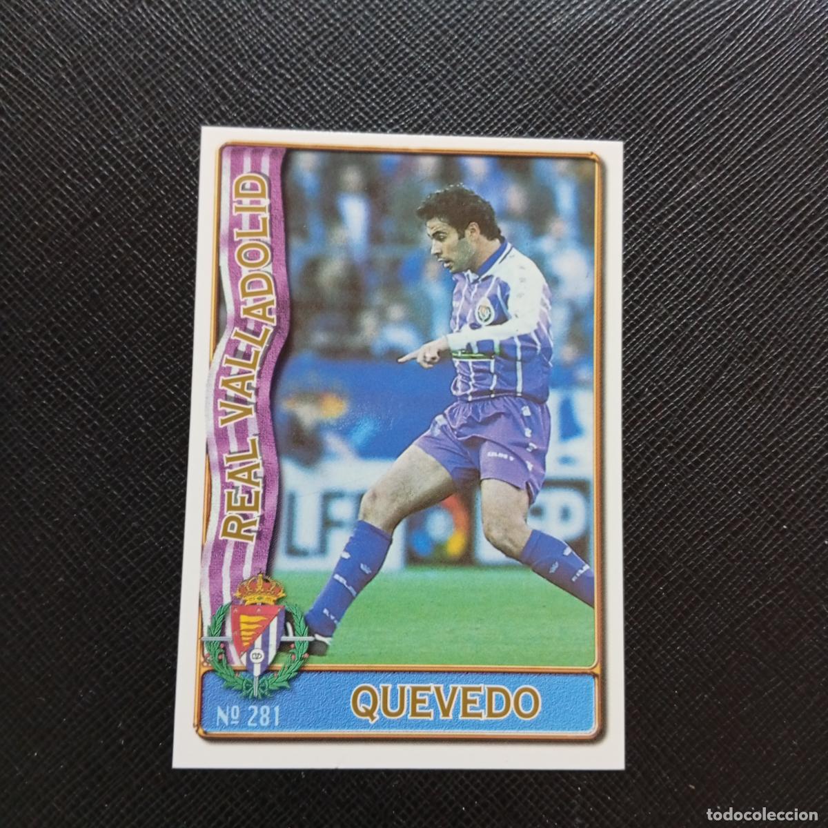 Cromos de F&uacute;tbol: 281 QUEVEDO VALLADOLID MUNDICROMO 1996 1997 CROMO FUTBOL LIGA 96 97 - A207 PG318
