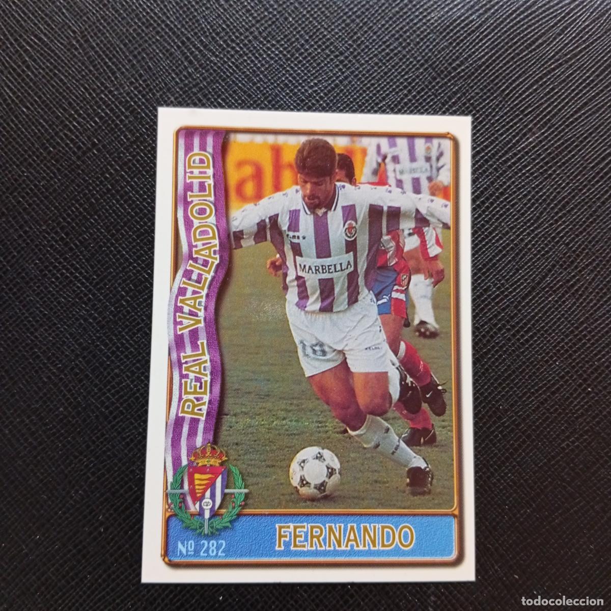 Cromos de F&uacute;tbol: 282 FERNANDO VALLADOLID MUNDICROMO 1996 1997 CROMO FUTBOL LIGA 96 97 - A207 PG323