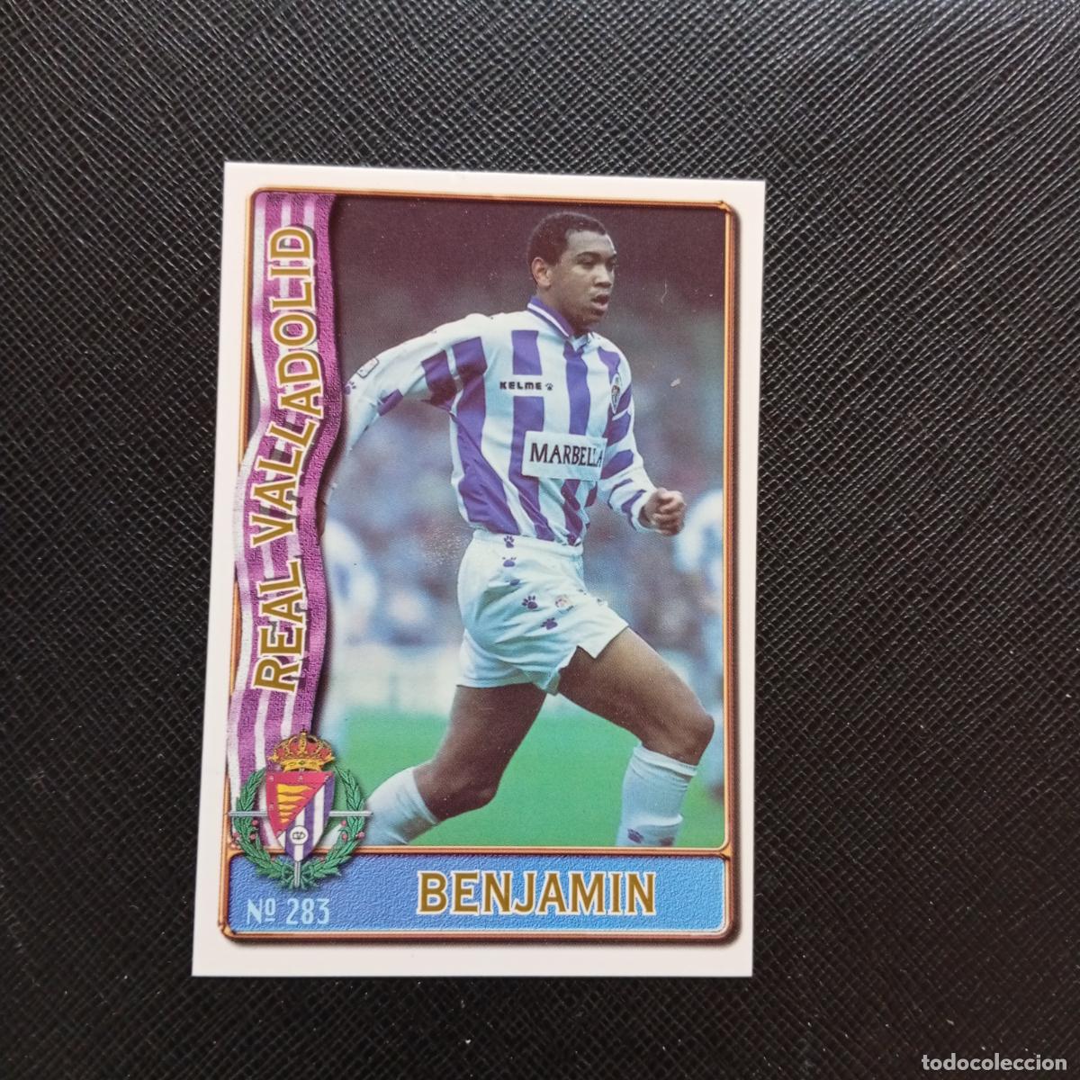 Cromos de F&uacute;tbol: 283 BENJAMIN VALLADOLID MUNDICROMO 1996 1997 CROMO FUTBOL LIGA 96 97 - A207 PG323