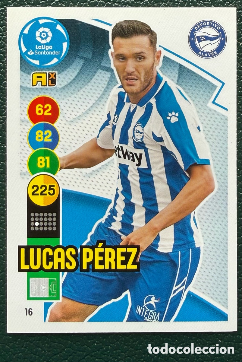 Cromos de Futebol: 16 LUCAS PEREZ DEPORTIVO ALAVES FICHAS ALBUM ADRENALYN XL 2020 2021 20 21 PANINI