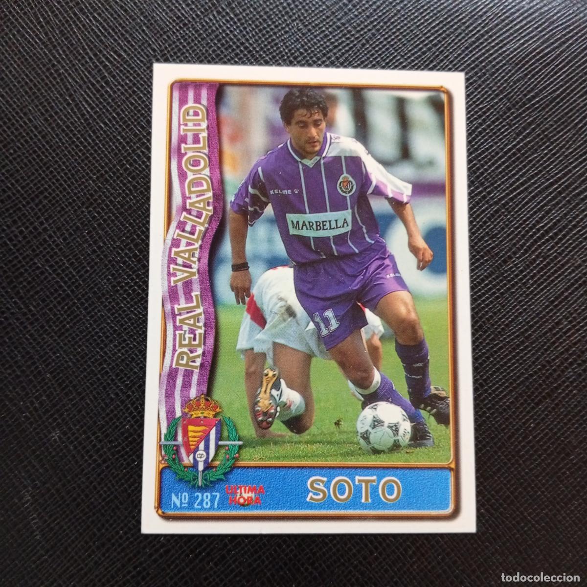 Cromos de F&uacute;tbol: 287 SOTO VALLADOLID MUNDICROMO 1996 1997 CROMO FUTBOL LIGA 96 97 - A207 PG323 ULTIMA HORA