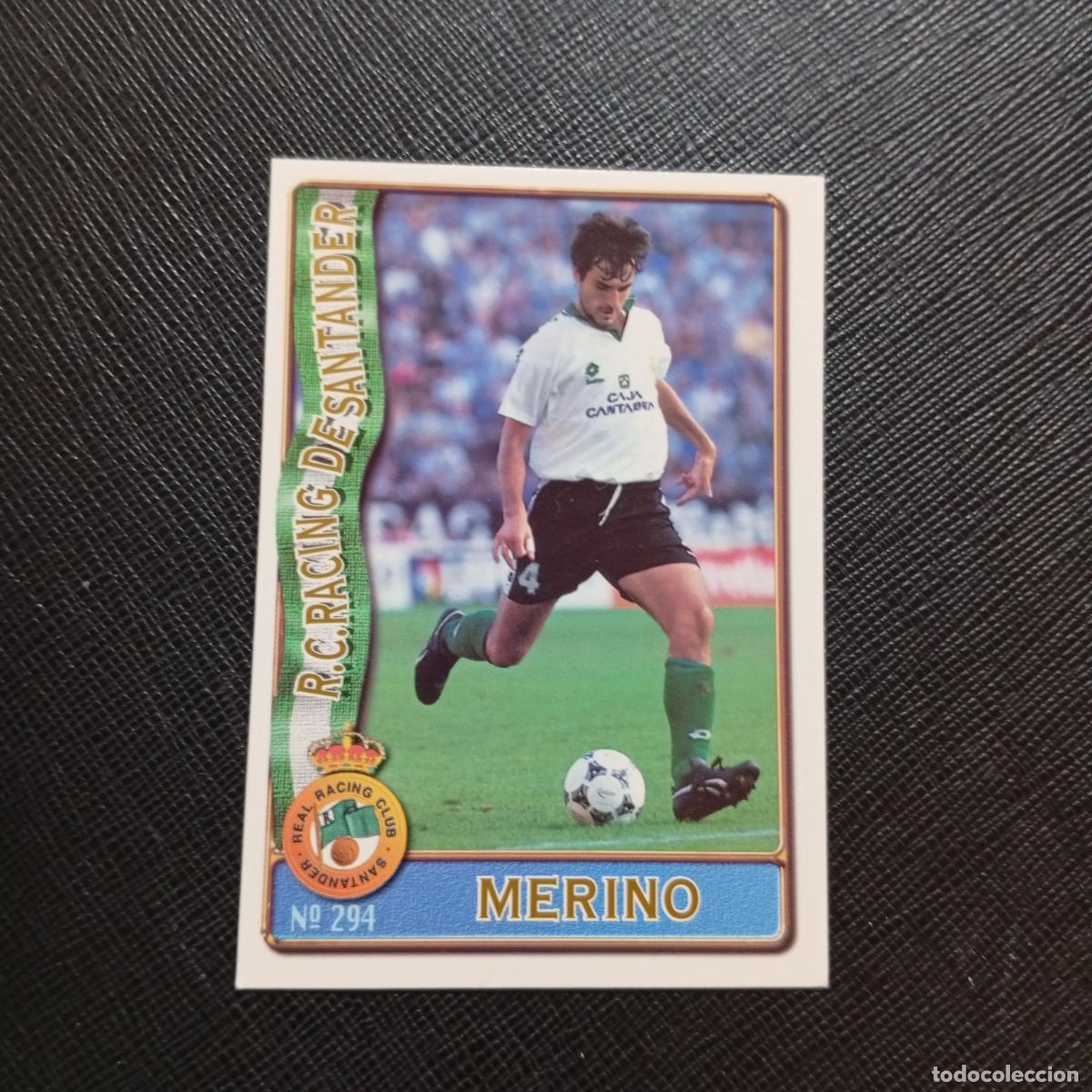 Figurine di Calcio: 294 MERINO RACING MUNDICROMO 1996 1997 CROMO FUTBOL LIGA 96 97 - A207 PG335