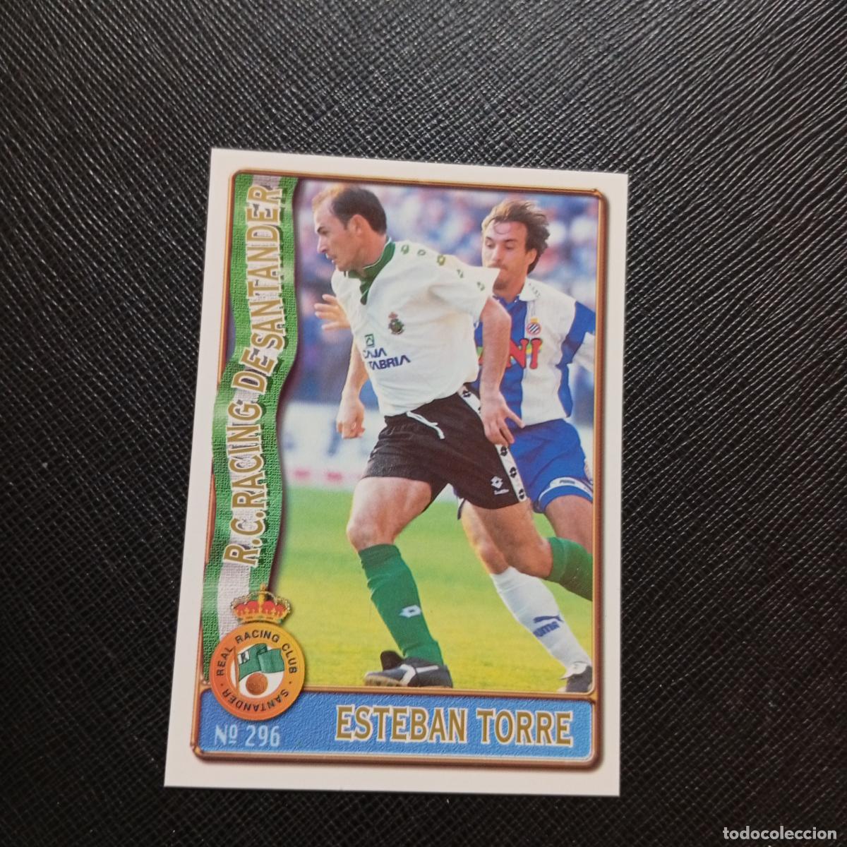 Cartes &agrave; collectionner de Football: 296 ESTEBAN TORRES RACING MUNDICROMO 1996 1997 CROMO FUTBOL LIGA 96 97 - A207 PG335