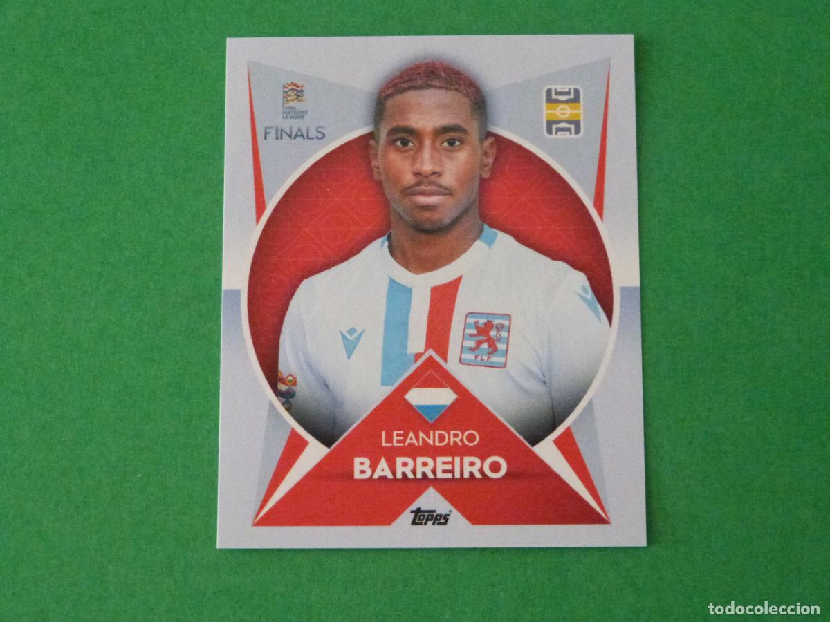 Cartes &agrave; collectionner de Football: CROMO FUTBOL BARREIRO LUXEMBURGO SIN PEGAR N&ordm; 112 THE ROAD TO FINALS NATIONS LEAGUE 2022 TOPPS