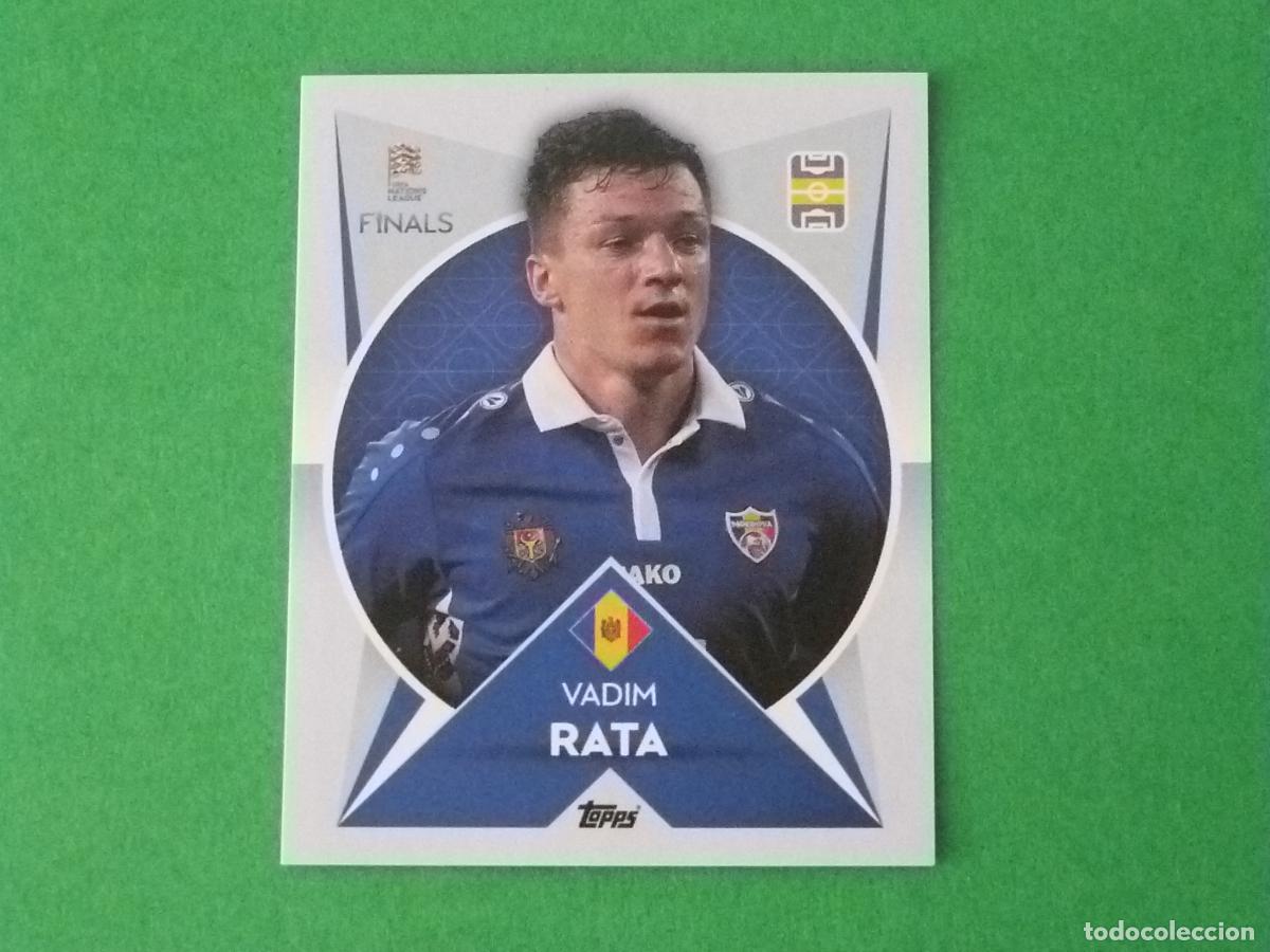 Cartes &agrave; collectionner de Football: CROMO FUTBOL RATA MOLDAVIA SIN PEGAR N&ordm; 111 THE ROAD TO FINALS NATIONS LEAGUE 2022 TOPPS