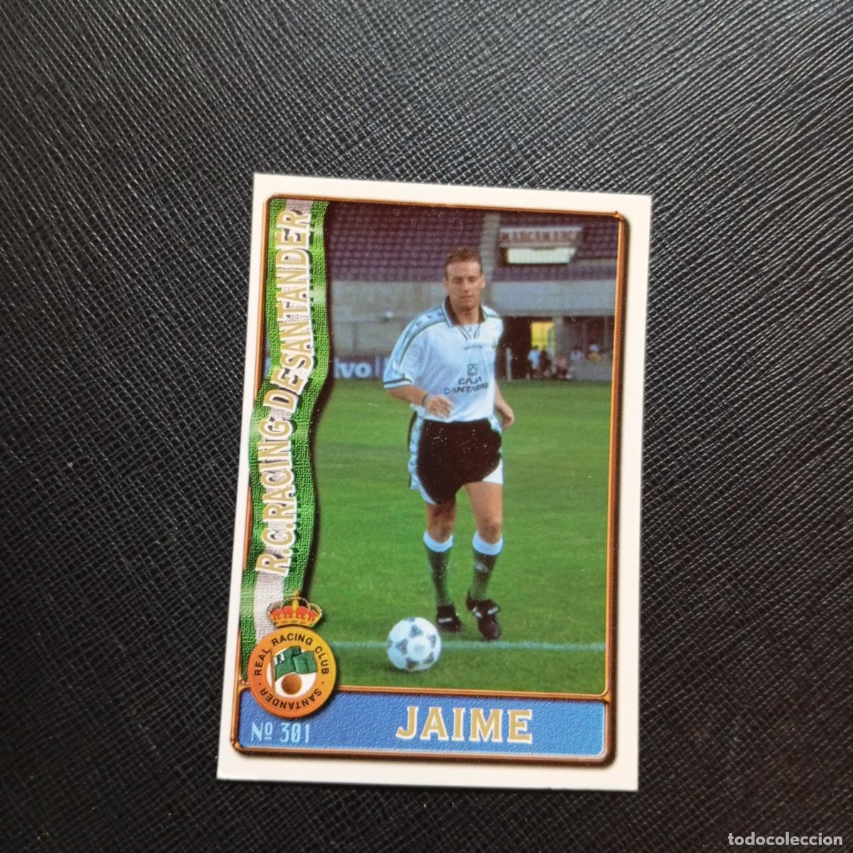 Cartes &agrave; collectionner de Football: 301 JAIME RACING MUNDICROMO 1996 1997 CROMO FUTBOL LIGA 96 97 - A207 PG342