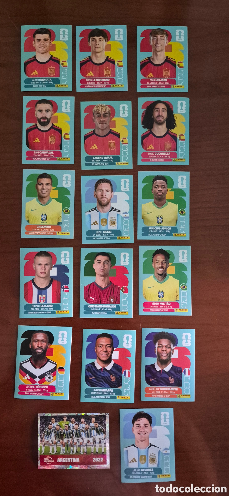 Cromos de Futebol: CROMOS MUNDIAL 2026 MESSI RONALDO...