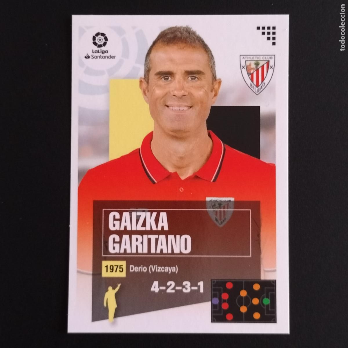 Cromos de Futebol: N&ordm; 1 GAIZKA GARITANO ENTRENADOR ATHLETIC BILBAO LALIGA SANTANDER ESTE 2020 2021 20 21 LIGA PANINI