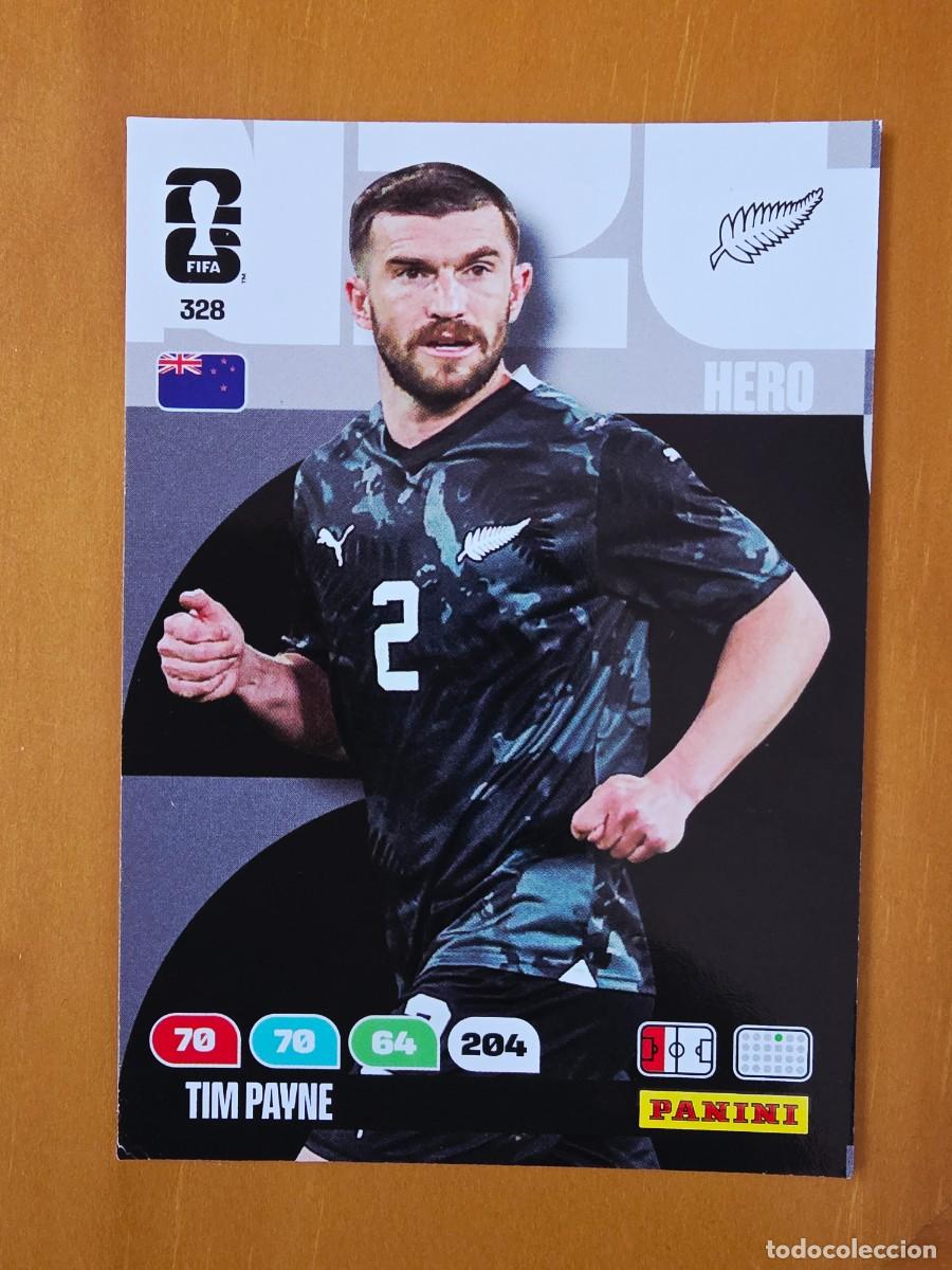 Cromos de Futebol: 328 Tim Payne, Hero, Nueva Zelanda, Adrenalyn XL Fifa World Cup 2026 Mundial 26