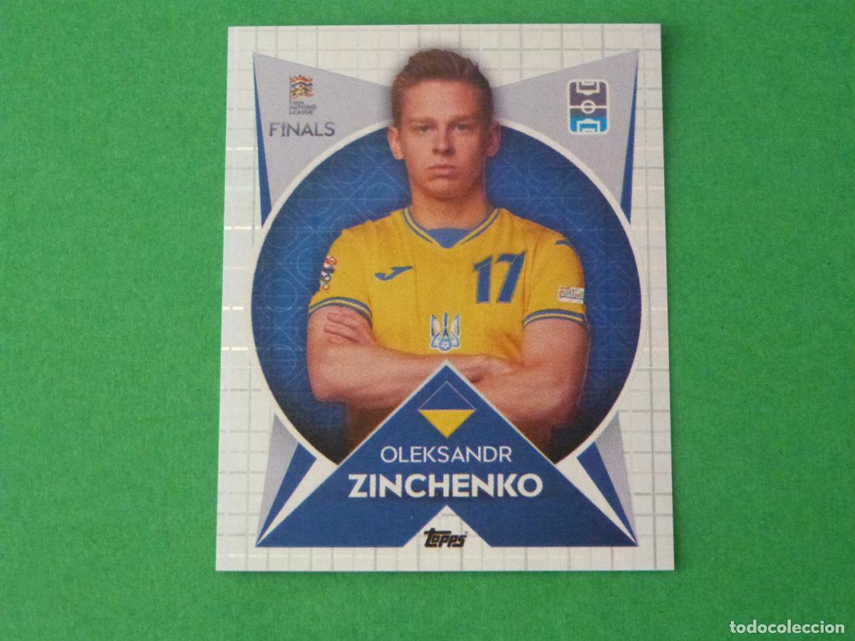 Cromos de Futebol: CROMO FUTBOL ZINCHENKO UCRANIA SIN PEGAR N&ordm; 101 THE ROAD TO FINALS NATIONS LEAGUE 2022 TOPPS