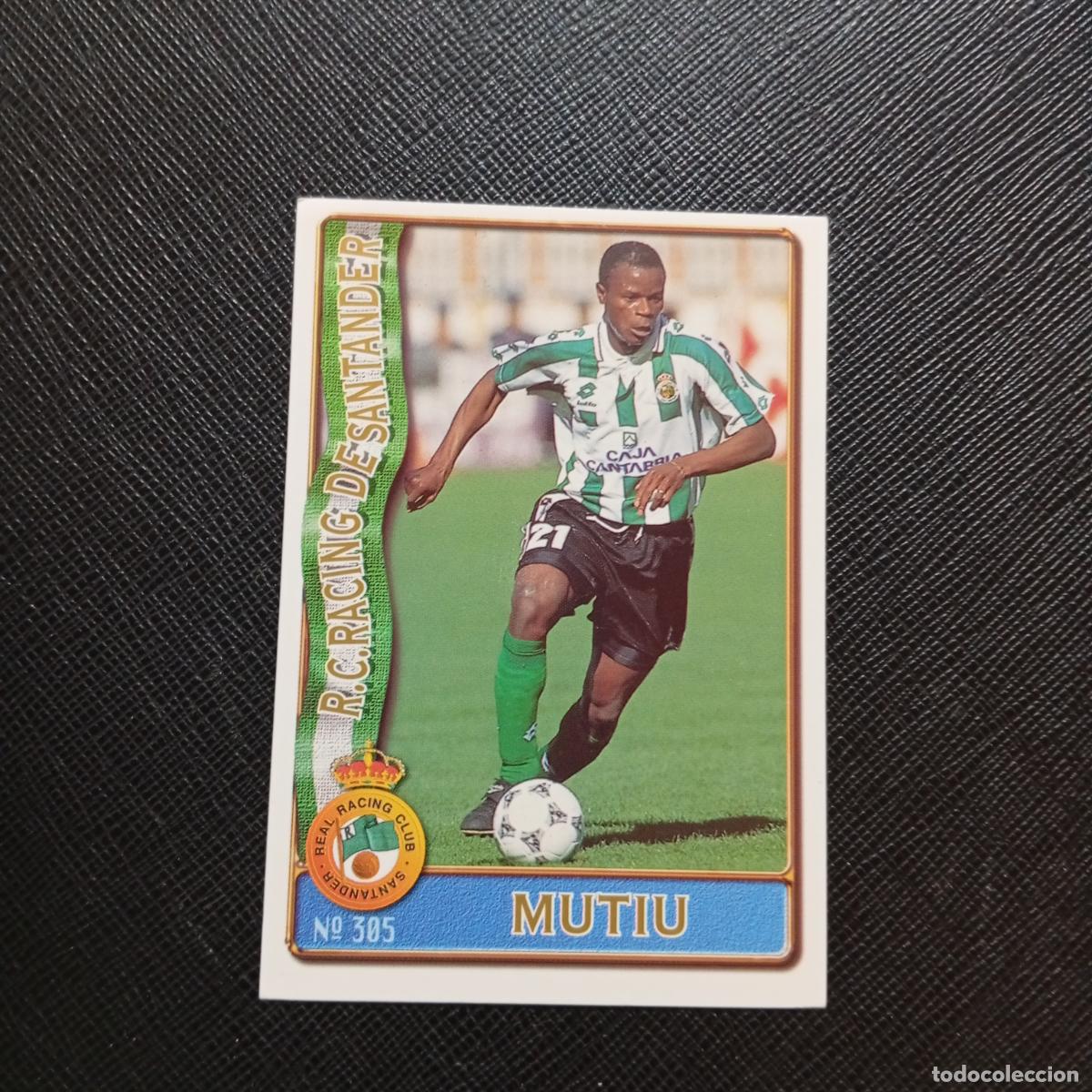 Cromos de Futebol: 305 MUTIU RACING MUNDICROMO 1996 1997 CROMO FUTBOL LIGA 96 97 - A207 PG342 BAJA