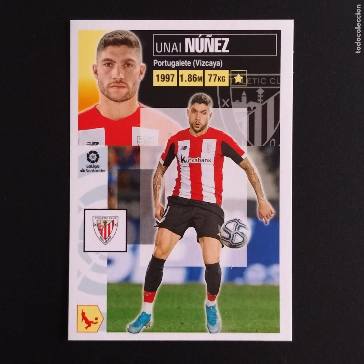 Cartes &agrave; collectionner de Football: N&ordm; 6 UNAI NU&Ntilde;EZ ATHLETIC BILBAO CROMOS LALIGA SANTANDER ESTE 2020 2021 20 21 LIGA PANINI