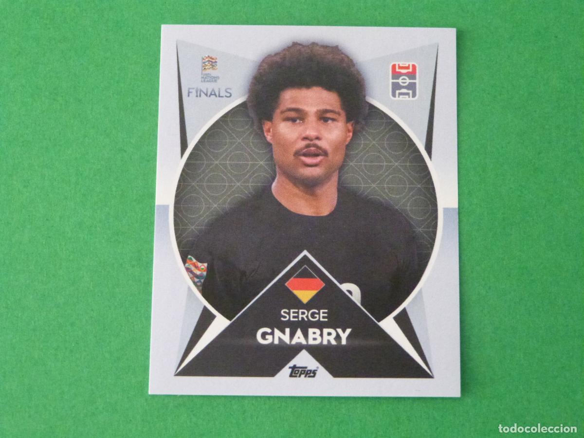 Cartes &agrave; collectionner de Football: CROMO FUTBOL GNABRY ALEMANIA SIN PEGAR N&ordm; 92 THE ROAD TO FINALS NATIONS LEAGUE 2022 TOPPS
