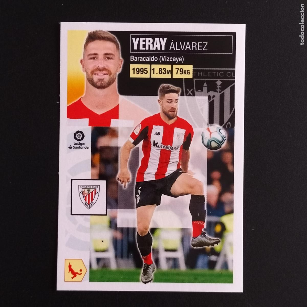 Cromos de Futebol: N&ordm; 8 YERAY ATHLETIC BILBAO CROMOS LALIGA SANTANDER ESTE 2020 2021 20 21 LIGA PANINI