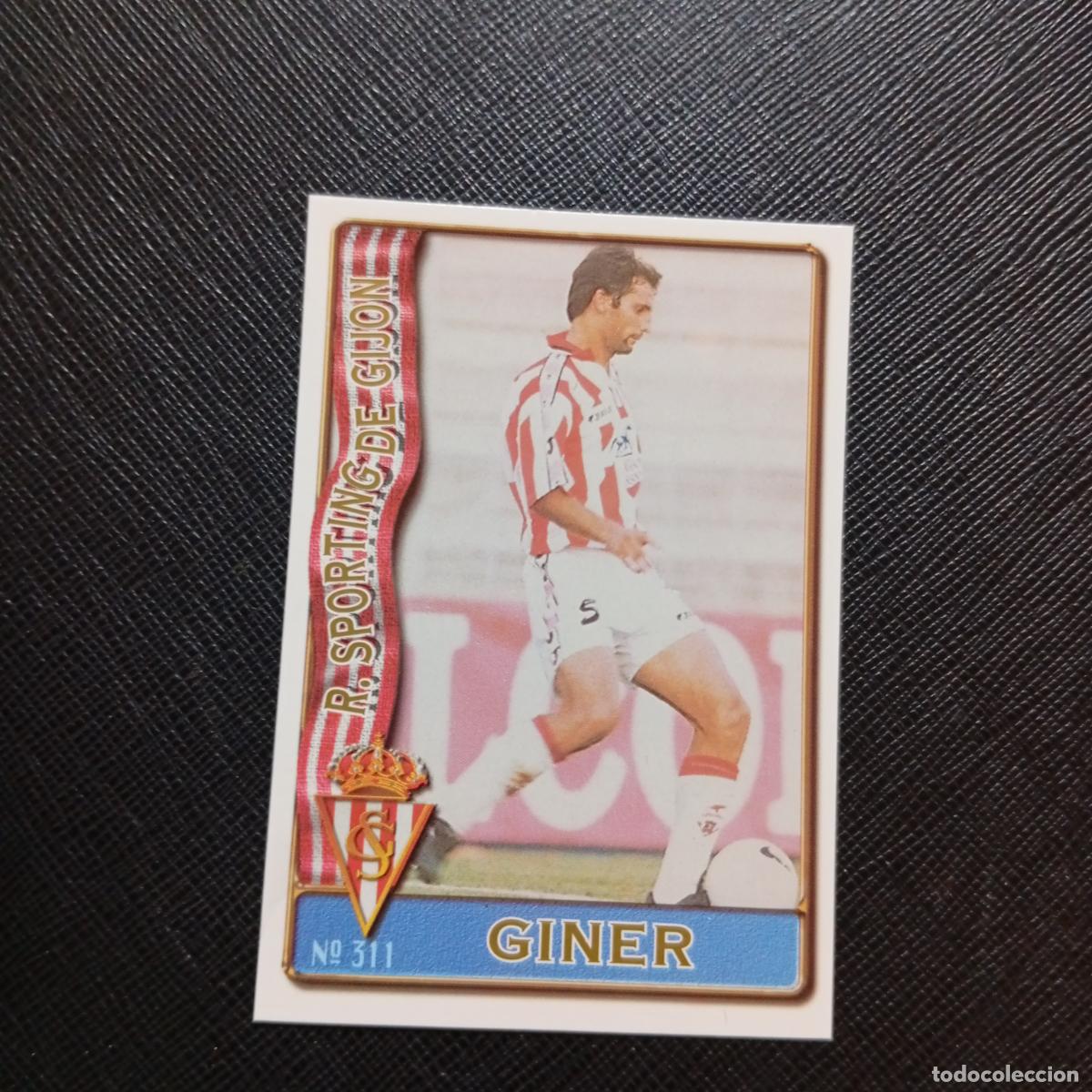 Cromos de Futebol: 311 GINER SPORTING GIJON MUNDICROMO 1996 1997 CROMO FUTBOL LIGA 96 97 - A207 PG347