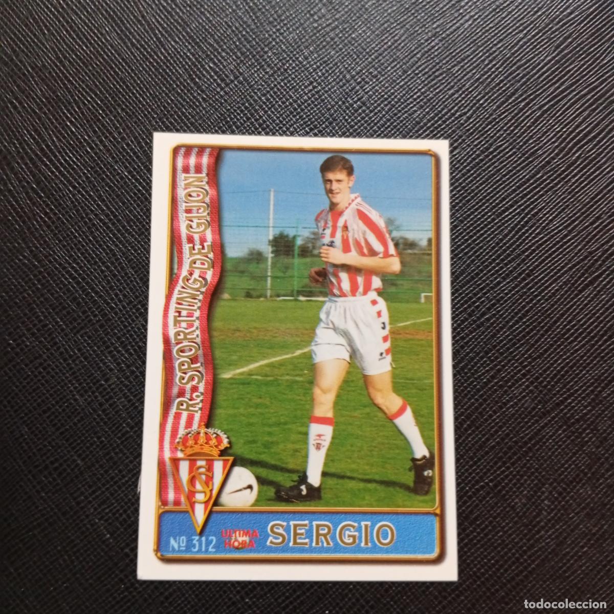 Football Stickers: 312 SERGIO SPORTING GIJON MUNDICROMO 1996 1997 CROMO FUTBOL LIGA 96 97 - A207 PG347 ULTIMA HORA