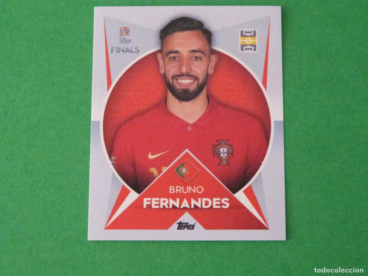 Football Stickers: CROMO FUTBOL FERNANDES PORTUGAL SIN PEGAR N&ordm; 86 THE ROAD TO FINALS NATIONS LEAGUE 2022 TOPPS