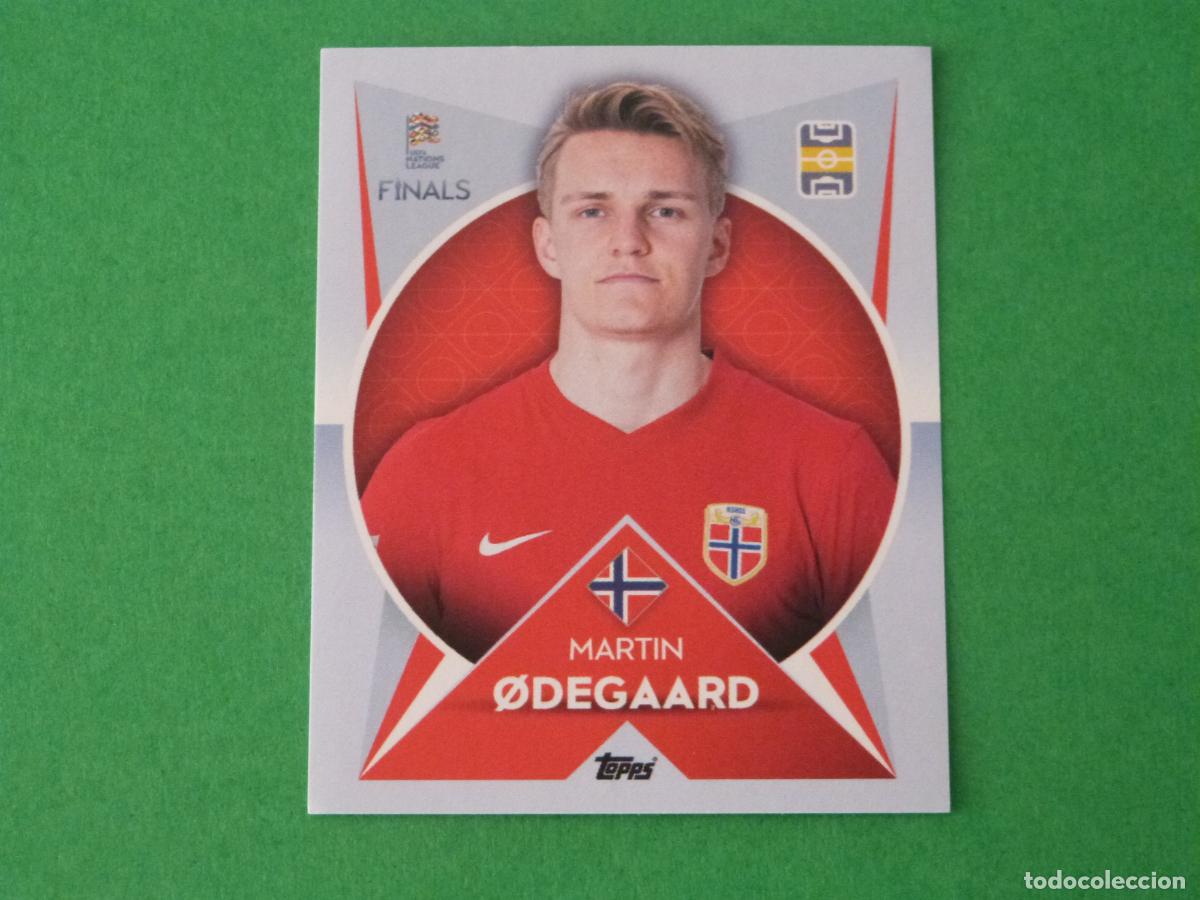 Football Stickers: CROMO FUTBOL ODEGAARD DINAMARCA SIN PEGAR N&ordm; 84 THE ROAD TO FINALS NATIONS LEAGUE 2022 TOPPS