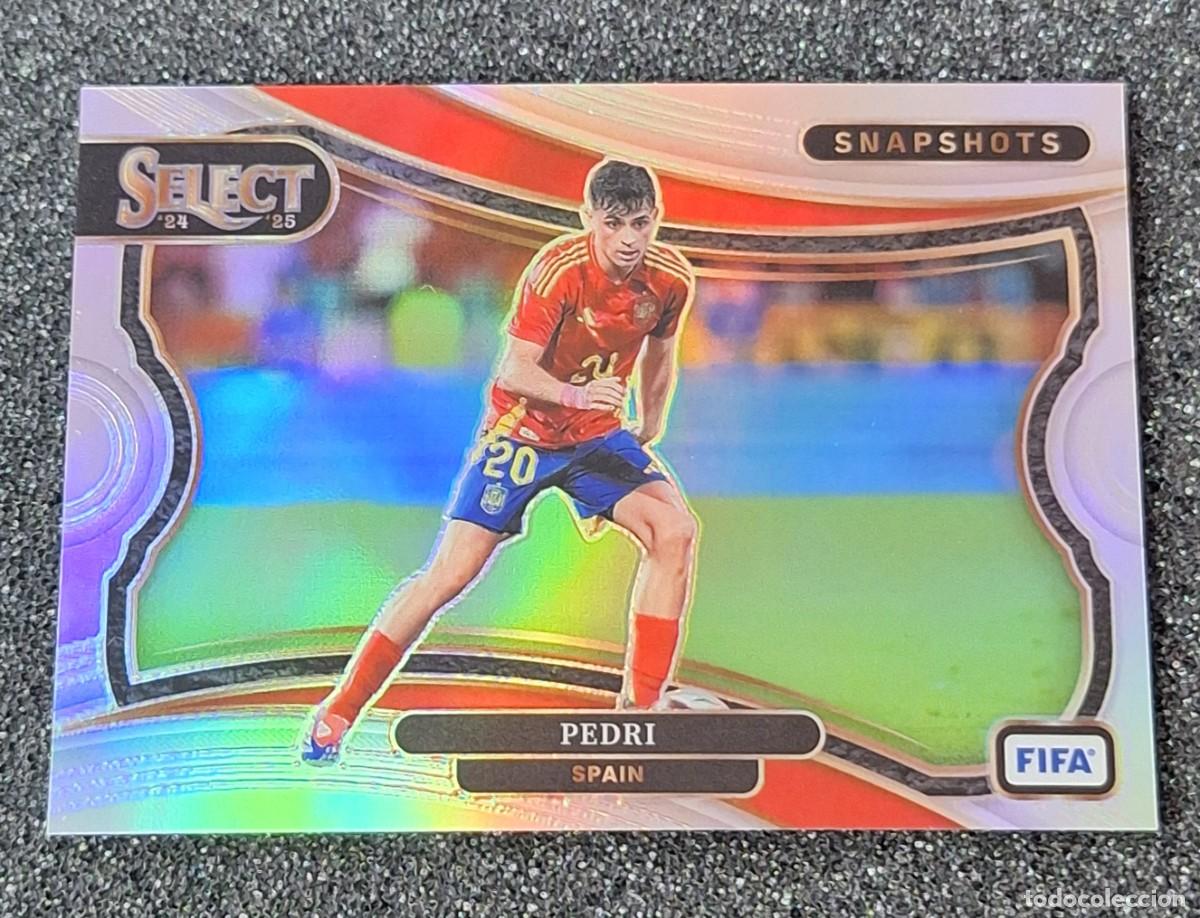 Football Stickers: Pedri Espa&ntilde;a Panini Select Soccer 2024-25 Snapshots #10 Prizm