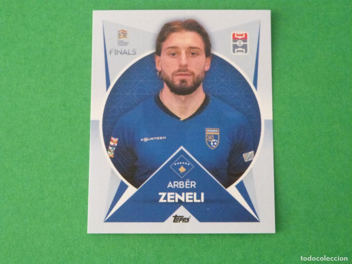 Football Stickers: CROMO FUTBOL ZENELI KOSOVO SIN PEGAR N&ordm; 79 THE ROAD TO FINALS NATIONS LEAGUE 2022 TOPPS