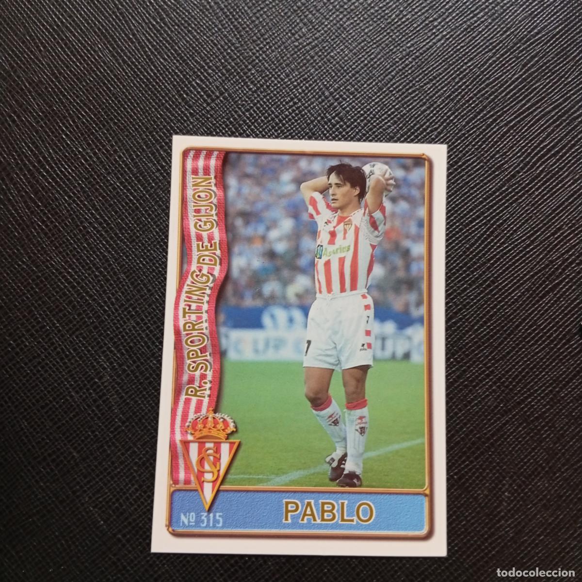 Football Stickers: 315 PABLO SPORTING GIJON MUNDICROMO 1996 1997 CROMO FUTBOL LIGA 96 97 - A207 PG353