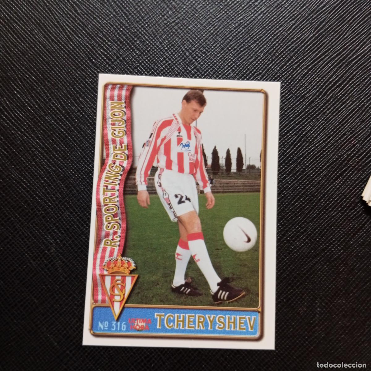 Football Stickers: 316 TCHERYSHEV SPORTING GIJON MUNDICROMO 1996 1997 CROMO FUTBOL LIGA 96 97 - A207 PG353 ULTIMA HORA