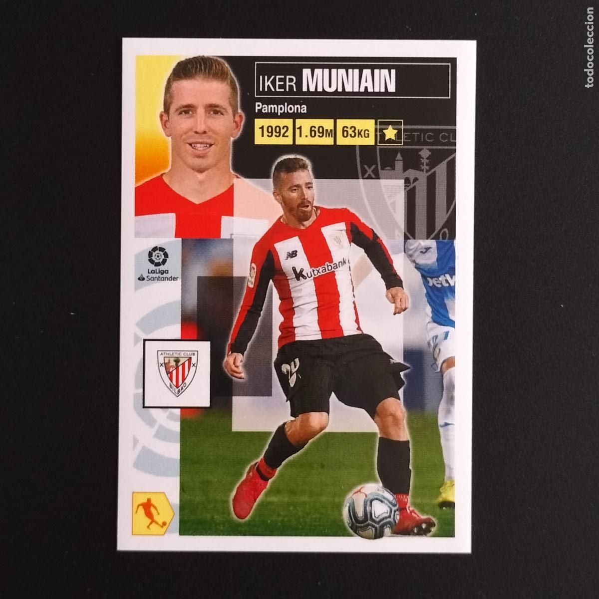 Football Stickers: N&ordm; 14 IKER MUNIAIN ATHLETIC BILBAO CROMOS LALIGA SANTANDER ESTE 2020 2021 20 21 LIGA PANINI