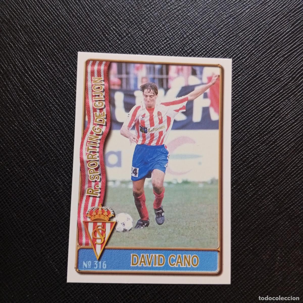 Football Stickers: 316 DAVID CANO SPORTING GIJON MUNDICROMO 1996 1997 CROMO FUTBOL LIGA 96 97 - A207 PG353